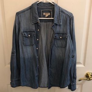 💝Chambray button down shirt